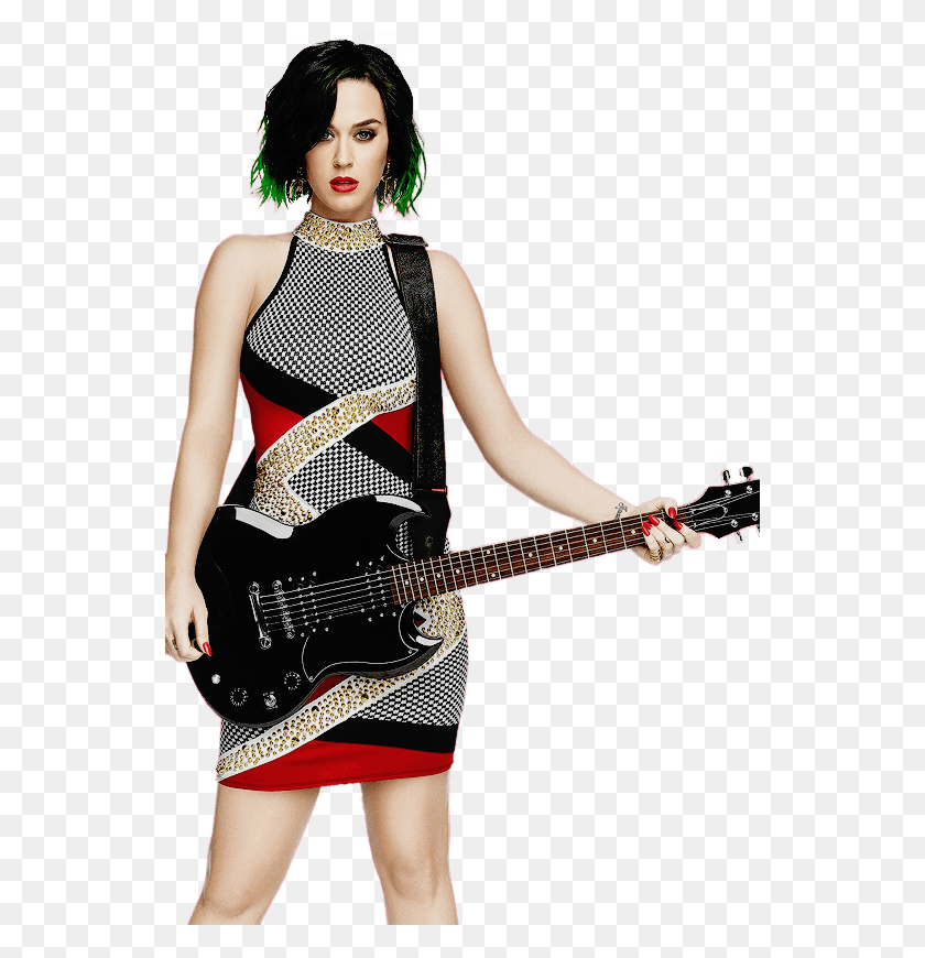 540x810 Guitar Dress Katy Perry Transparent Png - Katy Perry PNG