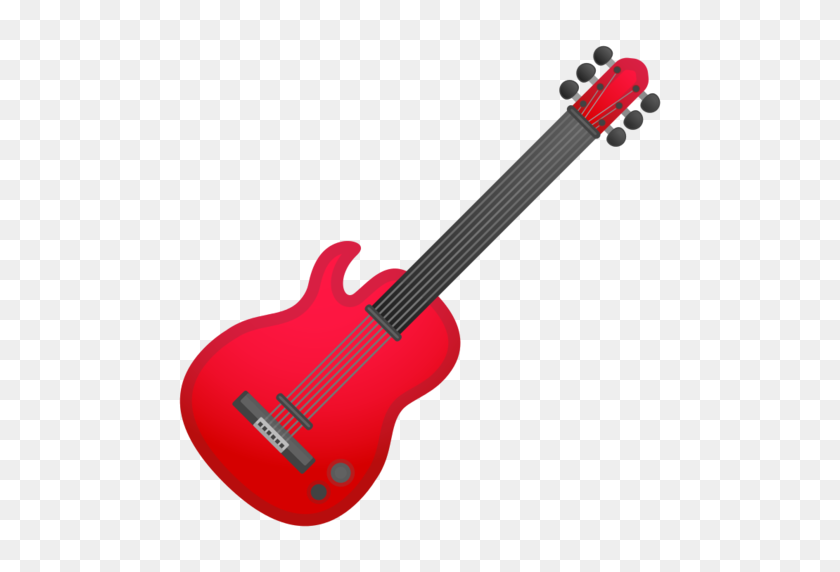 512x512 Guitar Emoji - Music Emoji PNG