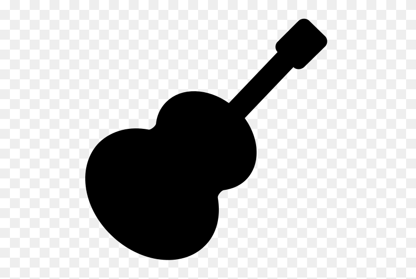 512x503 Guitar Icons, Download Free Png And Vector Icons, Unlimited - Acoustic Guitar Clipart Black And White