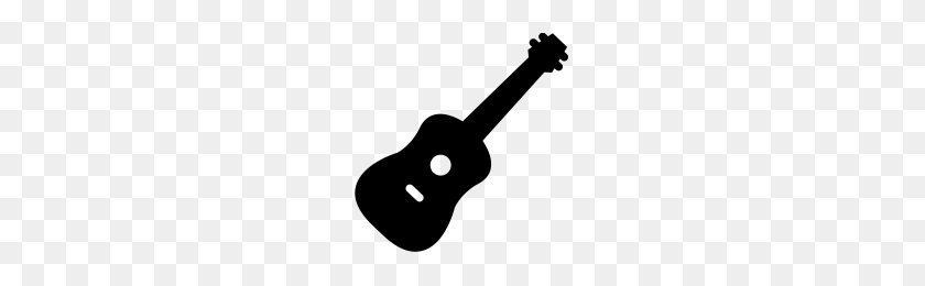 200x200 Guitar Icons Noun Project - Guitar Icon PNG