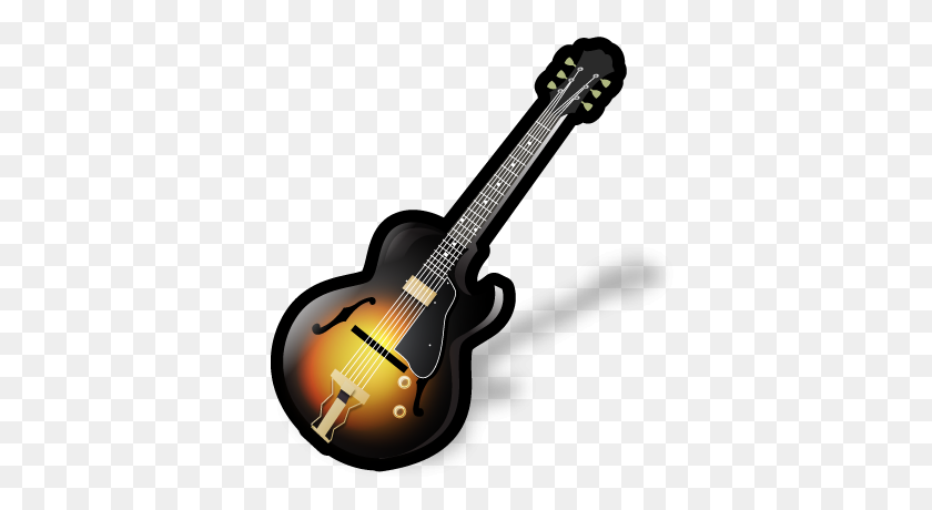 400x400 Guitarra, Instrumento, Icono De La Música - Instrumento Png