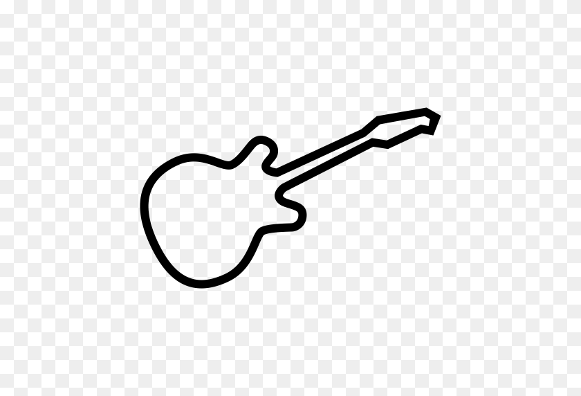 512x512 Guitar, Music, Red Icon With Png And Vector Format For Free - Guitar Icon PNG