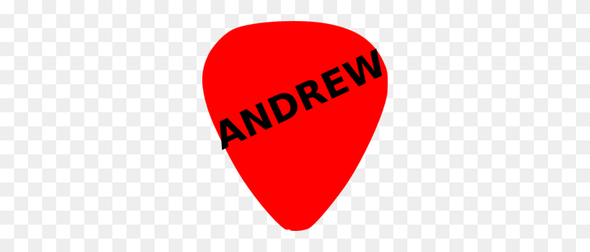 264x299 Púa De Guitarra Para Andrew Imágenes Prediseñadas - Imágenes Prediseñadas De Púa De Guitarra