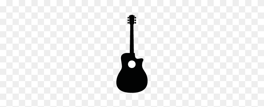283x283 Guitar Silhouettes Silhouettes Of Guitar Free - Guitar Silhouette PNG