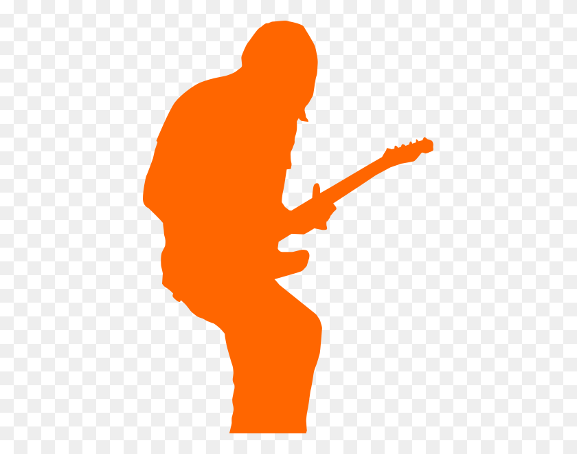 424x600 Guitarist Rock Png Clip Arts For Web - Rock Music Clipart