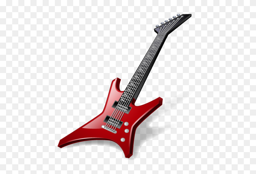 512x512 Гитара, Хард, Инструмент, Громкий Шум, Музыка, Рок-Гитара Значок - Инструмент Png