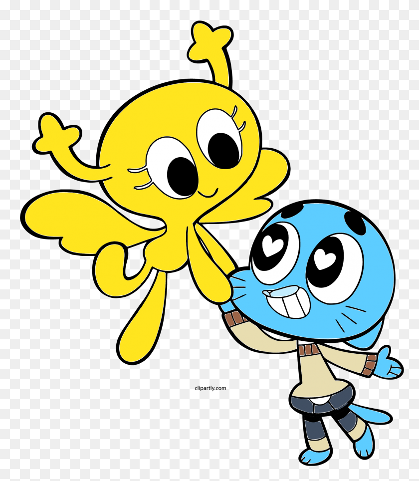 1647x1909 Gumball Y Penny Love Png - Gumball Png