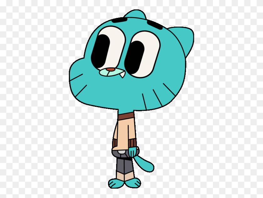 400x572 Gumball Clipart One - Gumball PNG
