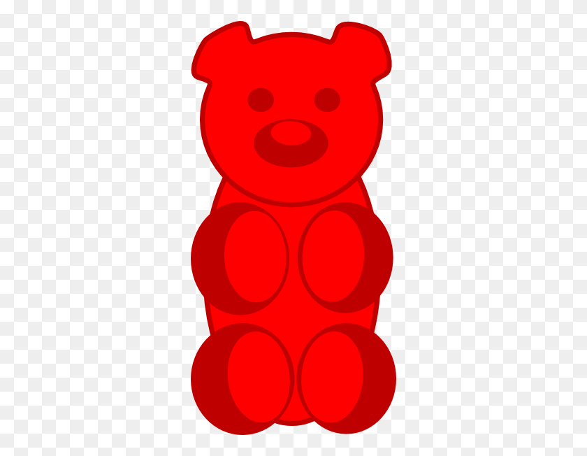294x592 Gummy Bear Clipart - Gummy Bear Png