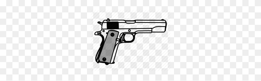 260x201 Gun Clipart - Tommy Gun Clipart
