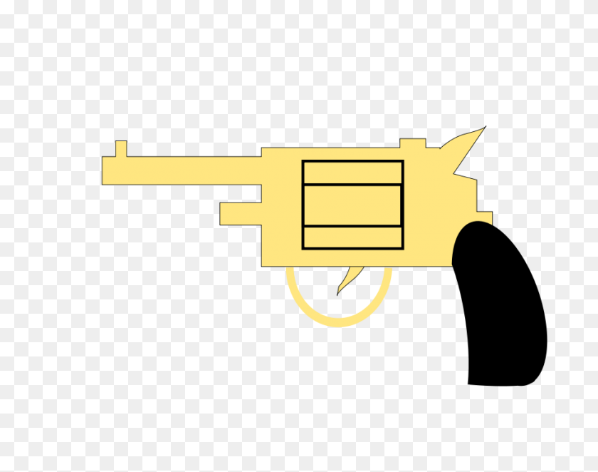 900x695 Gun Pistol Png Clip Arts For Web - Cartoon Gun PNG