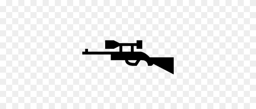 300x300 Gun Shot Clipart Firearm - Pistol Clipart Black And White