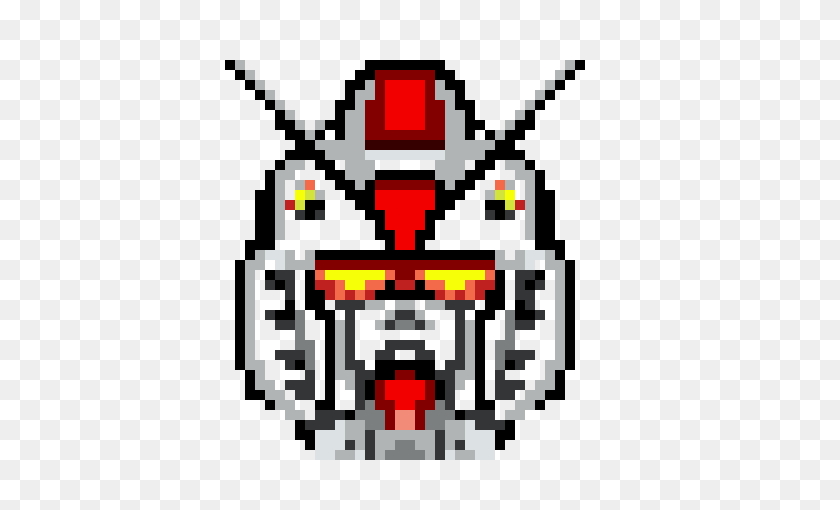 450x450 Gundam Pixel Art Maker - Gundam PNG