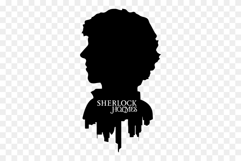 500x500 Gustore, Estampados De Poleras Y Polerones Sherlock Holmes Face - Sherlock PNG