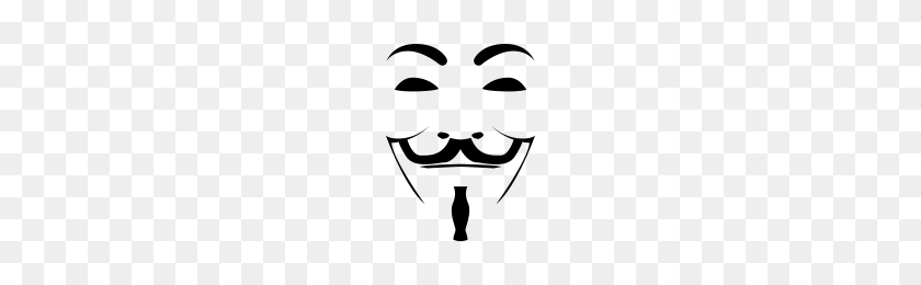 200x200 Guy Fawkes Icons Noun Project - Guy Fawkes Mask PNG
