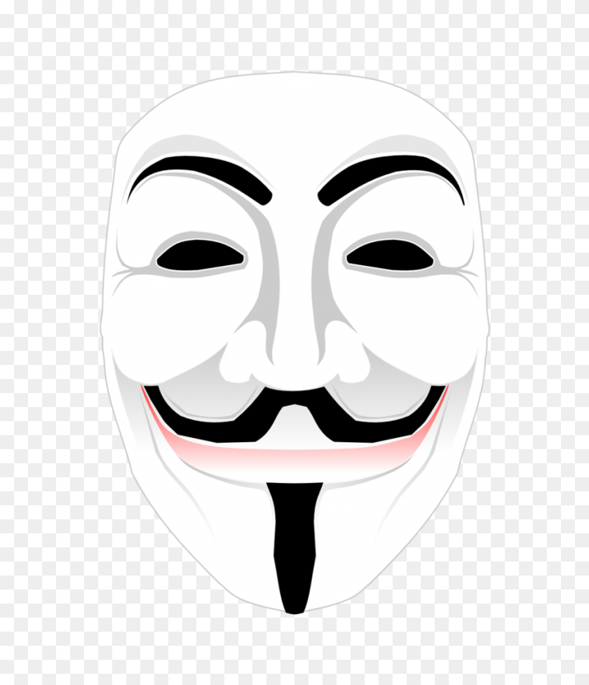 900x1058 Guy Fawkes Mask - Mask PNG