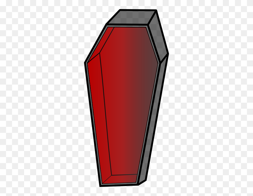 282x589 Guy In Coffin Clipart Clipartmasters - Sarcophagus Clipart