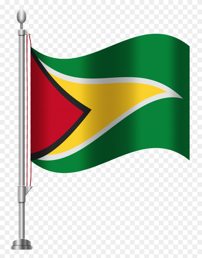 6141x8000 Bandera De Guyana Png Clipart - Pole Clipart