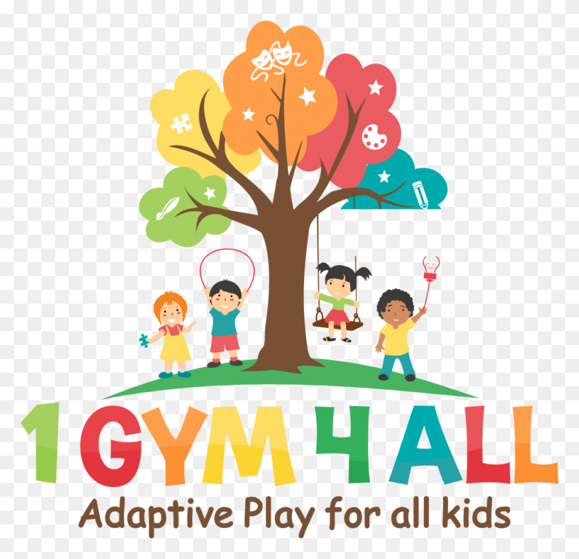 1000x962 Gym All - Kids Playing On Playground Clipart
