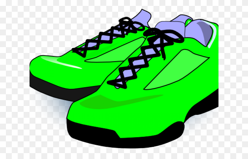 640x480 Gym Shoes Clipart Green Shoe - Gym Shoes Clipart