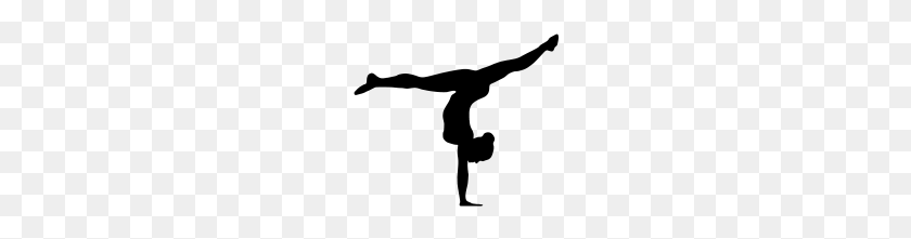 190x161 Gymnast, Gymnastik Csart Spreadshirt - Cheerleader Megaphone Clipart