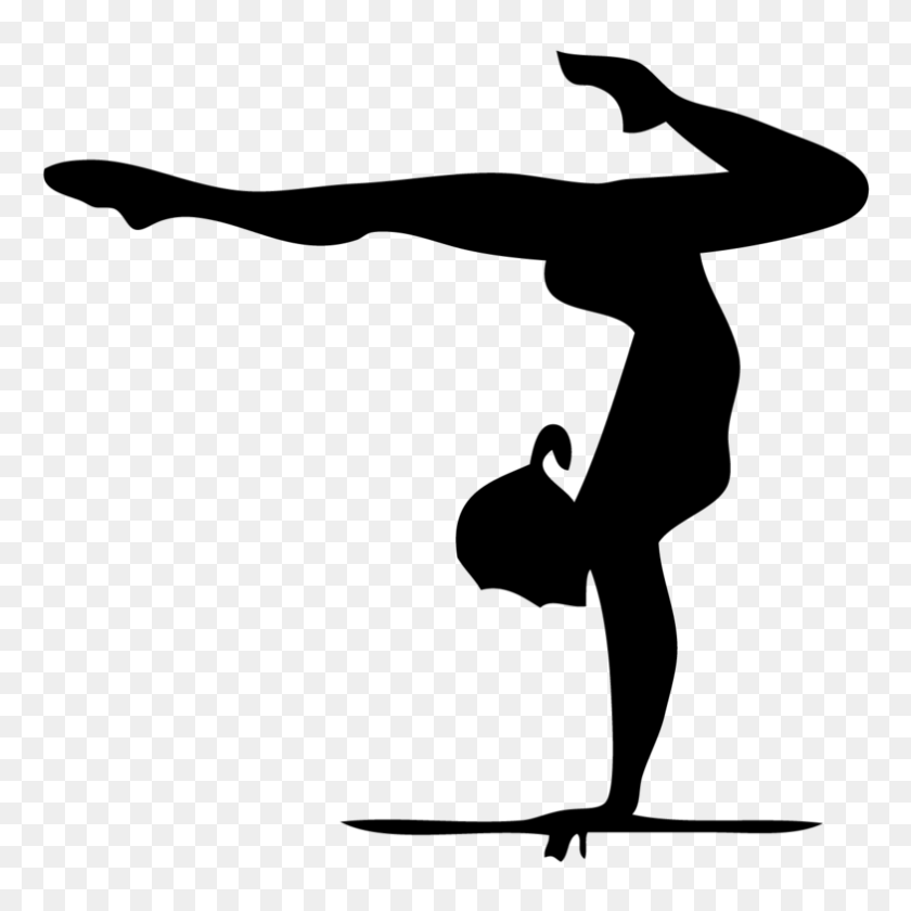 784x784 Gymnastics Clipart Silhouette Free Clip Art Images - Girl Silhouette Clipart