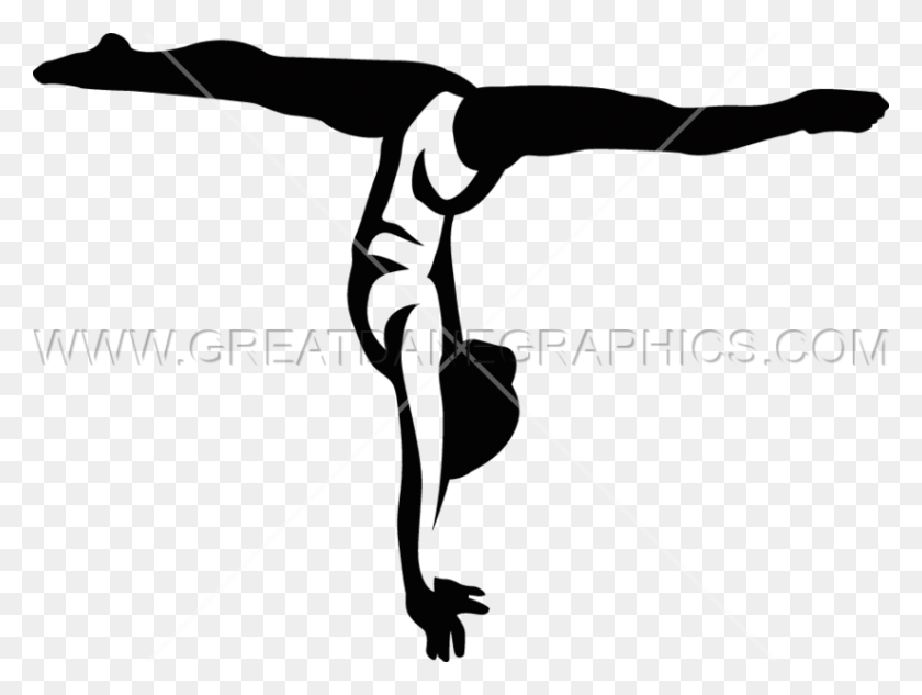825x607 Gymnastics Silhouette Clip Art High Resolution - Back Handspring Clipart