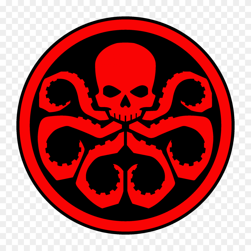2067x2067 Hail Hydra - Red Skull PNG