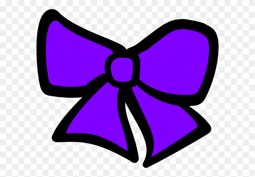 600x524 Hair Bow Png Clip Arts For Web - Purple Bow PNG