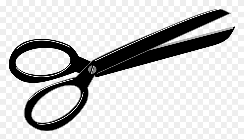 1384x750 Hair Cutting Shears Cartoon Scissors Drawing - Scissors And Comb Clipart