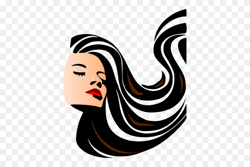 416x500 Hair Free Clipart - Wig Clipart