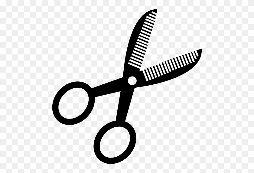 512x512 Hair Icon - Hairdresser Scissors Clipart