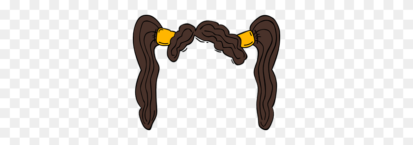 300x235 Hair Png Clip Arts For Web - Brown Hair PNG
