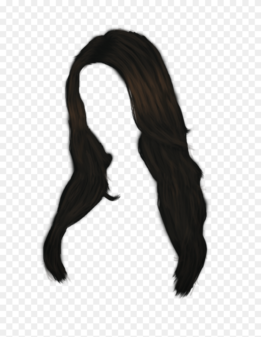 680x1024 Hair Png Vector, Clipart - Brown Hair PNG