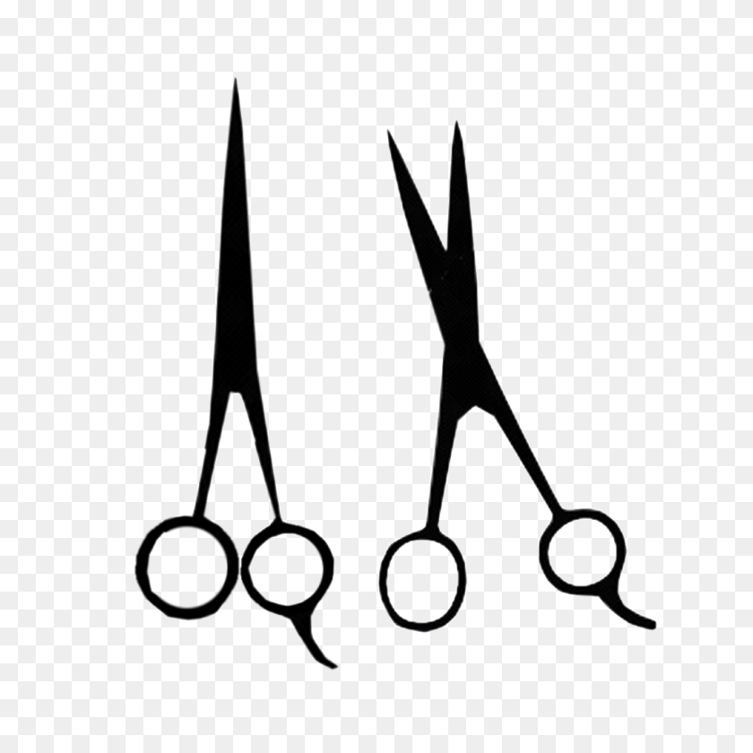1024x1024 Hair Scissors Vector Free Download Clip Art - Scissors Clipart