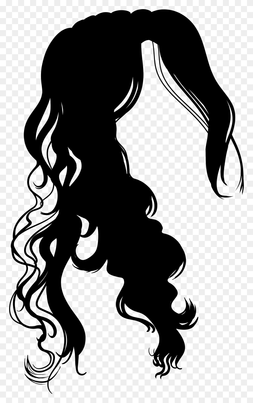 1374x2252 Hair Silhouette Clip Art Clip Art - Natural Hair Clipart