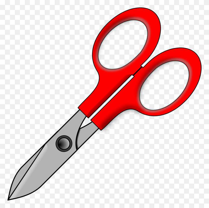 2404x2400 Hair Styling Scissors Clip Art All About Clipart Within Scissors - Shears Clipart