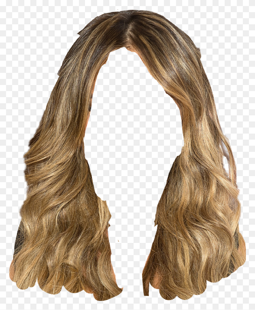 1286x1586 Hair Wig Stickers Beauty Blonde Beautiful Girlstuff - Blonde Wig PNG