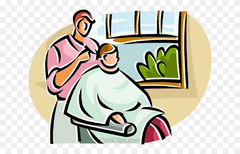 640x480 Haircut Clipart Female Barber - Barber Shop Clipart