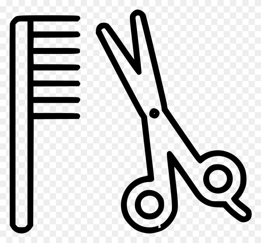 981x906 Haircut Stylist Scissors Hairdresser Png Icon Free Download - Haircut PNG