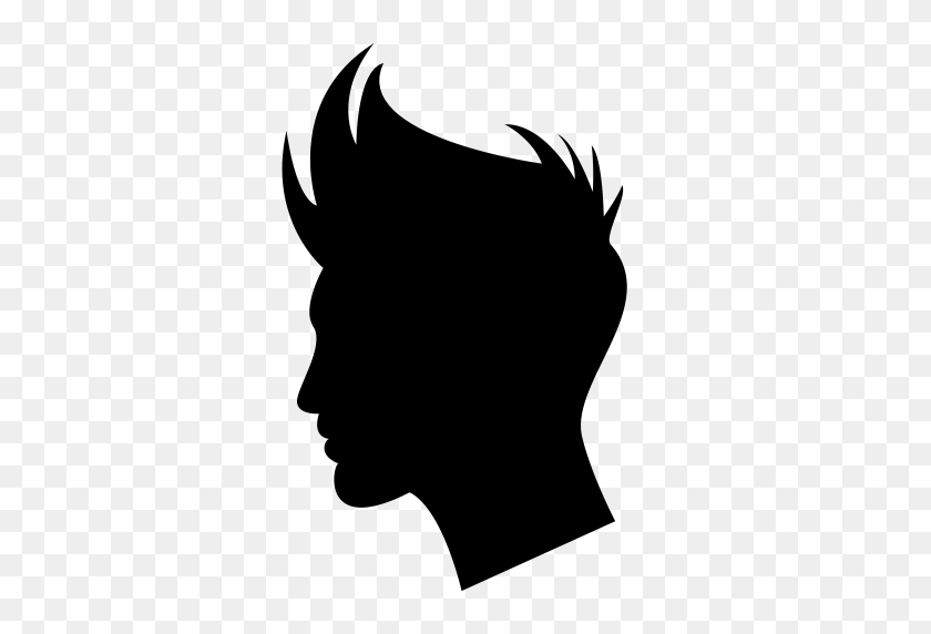 512x512 Hairstyle Setting, Hairstyle, Male Icon With Png And Vector Format - Male Icon PNG