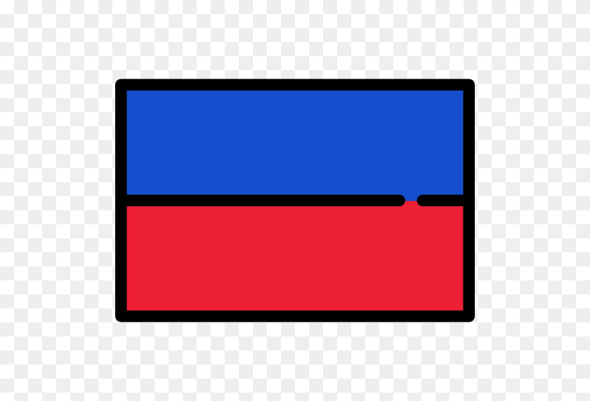 512x512 Гаити, Флаг, Значок Страны - Флаг Гаити Png