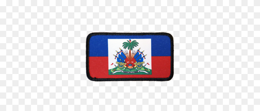 300x300 Haiti Flag Patch Caribbean - Haiti Flag PNG