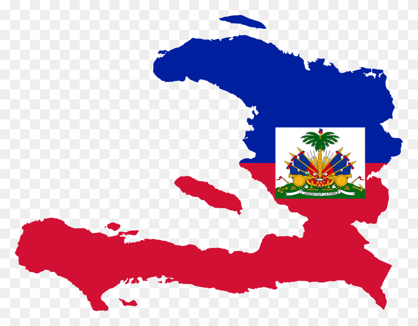 2204x1686 Haiti Map Flag Icons Png - Haiti Flag PNG