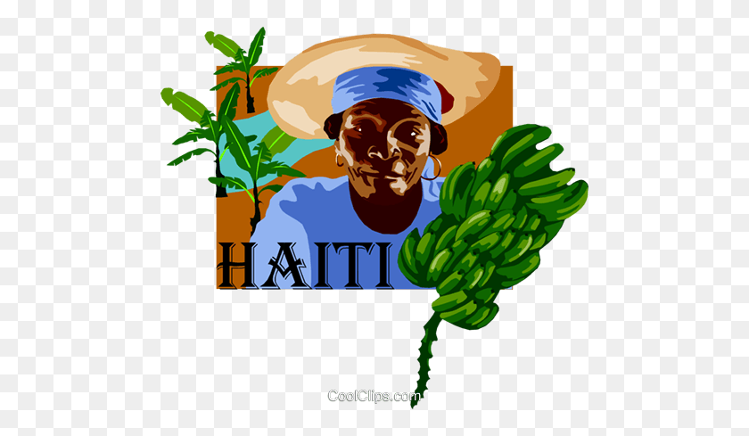 480x429 Haiti Postcard Design Royalty Free Vector Clip Art Illustration - Postcard Clipart