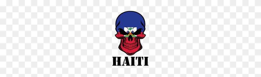 190x190 Haitian Flag Skull Haiti - Haitian Flag PNG