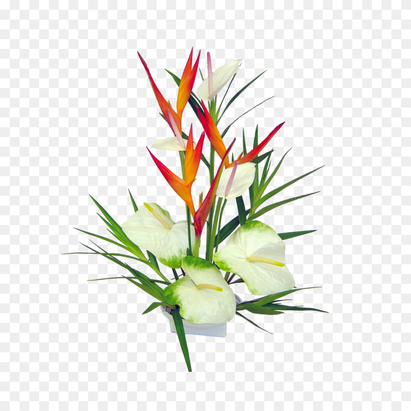 1200x1200 Haleakala Tropical Hawaiano Ramo De Flores De Flores Hawaianas - Flores Silvestres Png