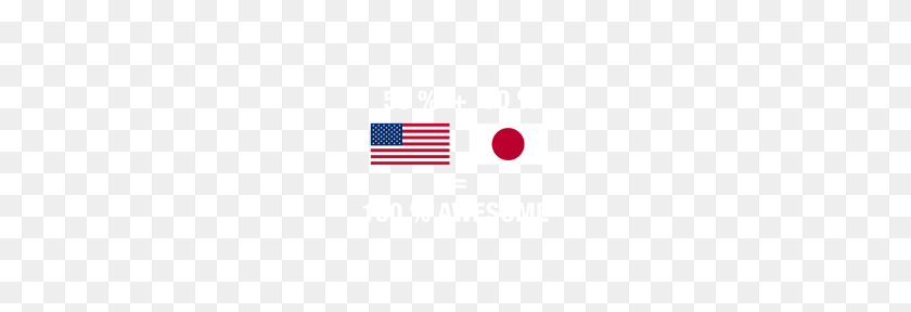 190x228 Half Japanese Half American Japan Flag - Japan Flag PNG