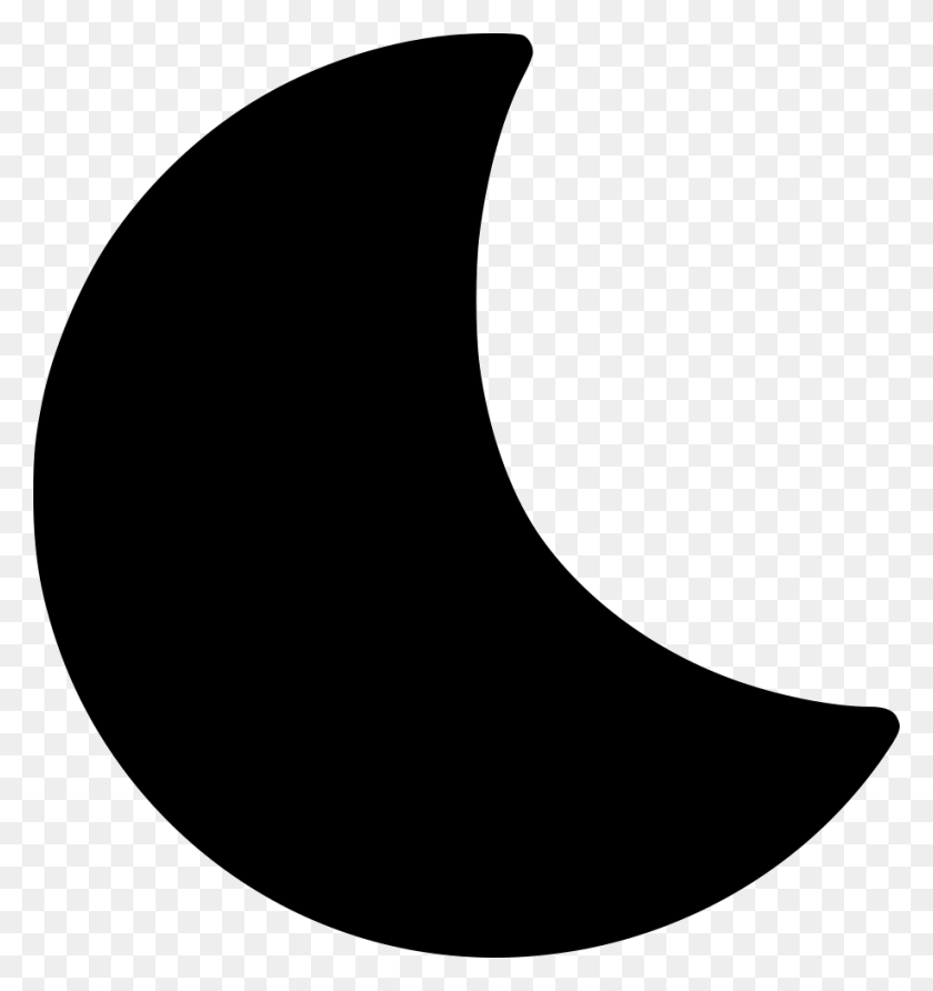 918x980 Half Moon Png Icon Free Download - Moon Icon PNG