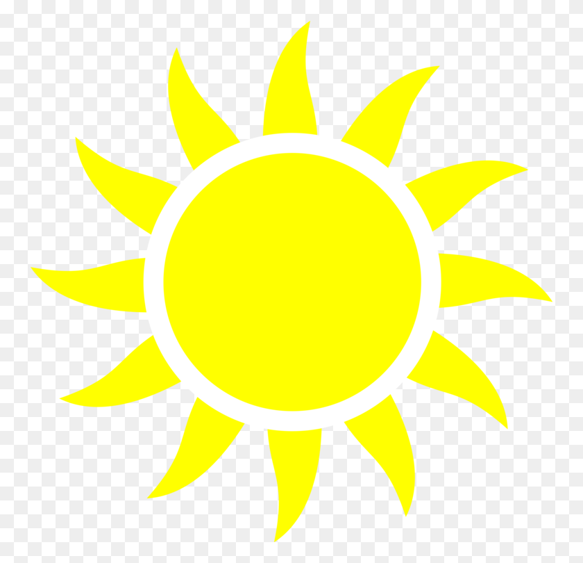 752x750 Half Of A Yellow Sun Computer Icons - Yellow Lens Flare PNG
